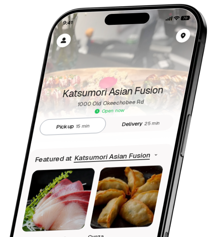 Katsumori Asian Fusion app preview