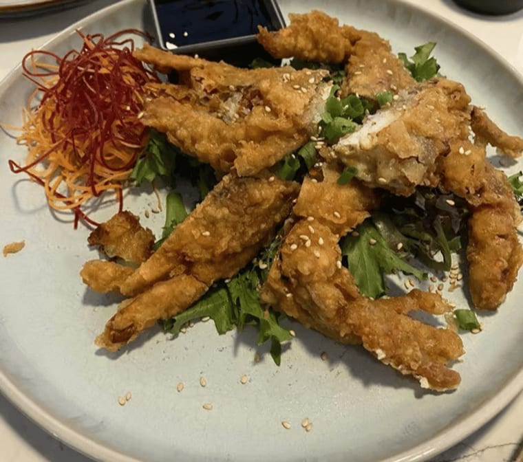 Soft Shell Crab Tempura.