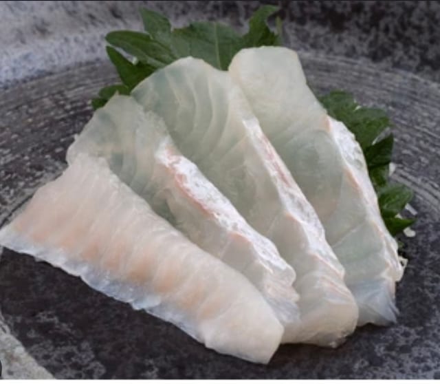 Hirame/Fluke Sashimi.